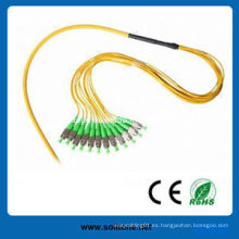 Fibra Pigtail con conectores FC / APC y Sc / APC